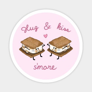 Hug and Kiss S'more Magnet